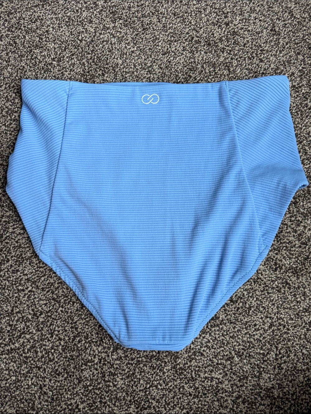 CALIA by Carrie Underwood | Swim | M | Ribbed High Waist Bottoms in Blue - Picture 2 of 6